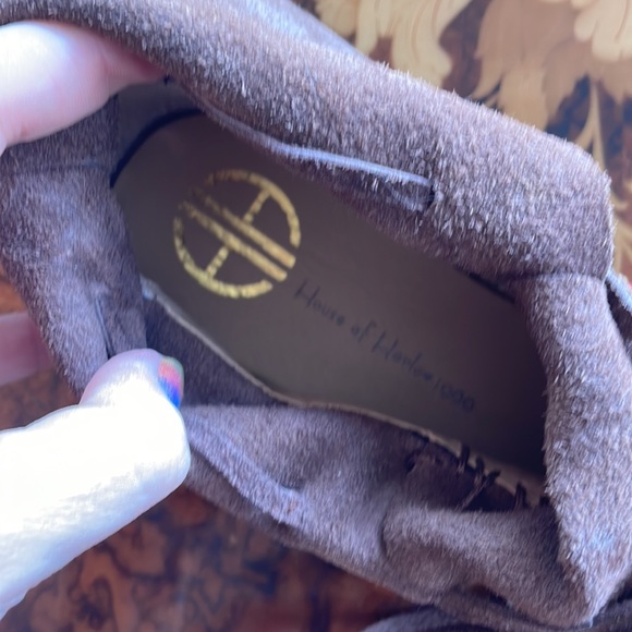 Brand New HOUSE OF HARLOW sz5/6 1960 Nicole Ritchie beaded moccasin slippers - Picture 4 of 7